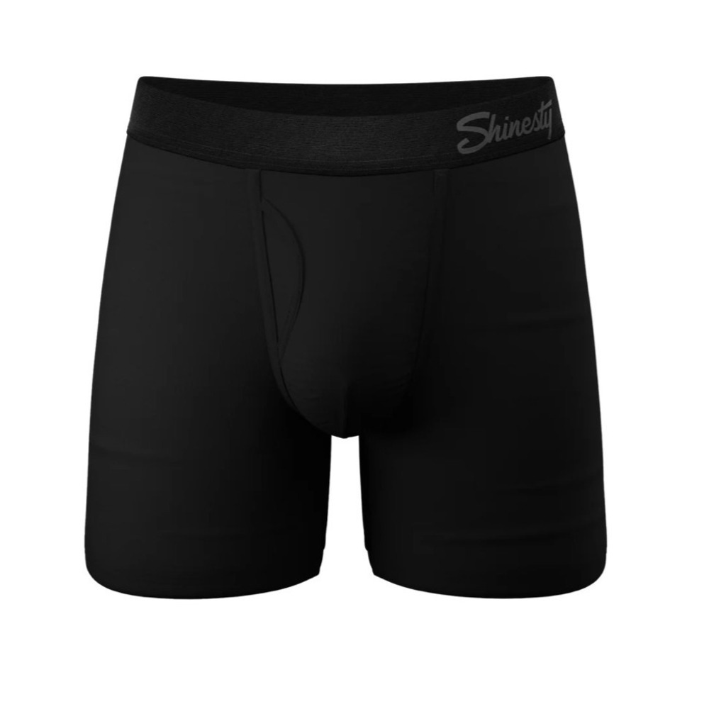 Shinesty Ball Hammock Boxer Briefs Fly Threat Level Midnight Black Mens XL NEW